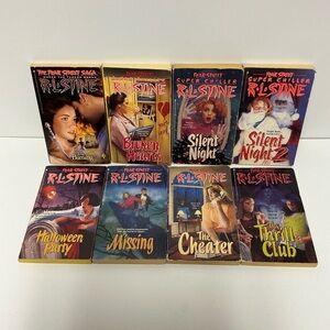 R.L. Stine Fear Street Book Lot of 8 Vintage Paperback Books